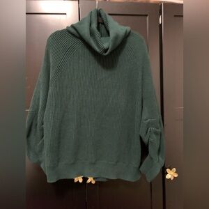 Cabi Forest Green Cowl Neck Sweater Cabincore Scandi Girl